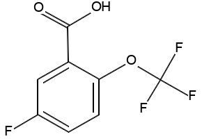 2-(Trifluoromethoxy)benzoic acid structure, CAS 1979-29-9