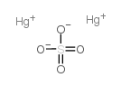 Mercury(I) sulfate structure, CAS 7783-36-0