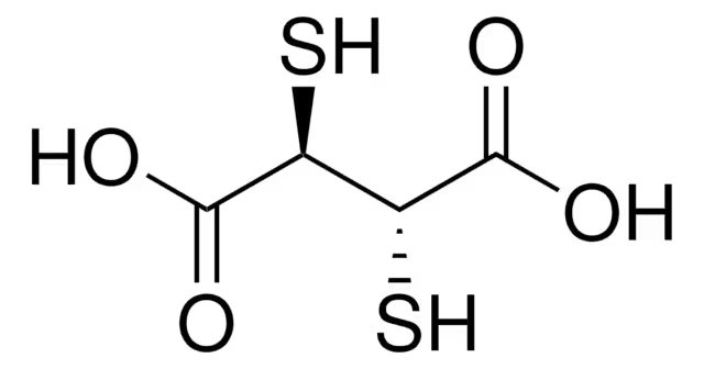 meso-2,3-Dimercaptosuccinic acid structure, CAS 304-55-2