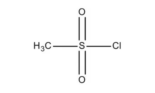 Methanesulfonyl chloride structure, CAS 124-63-0