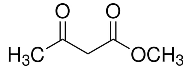 Methyl acetoacetate structure, CAS 105-45-3