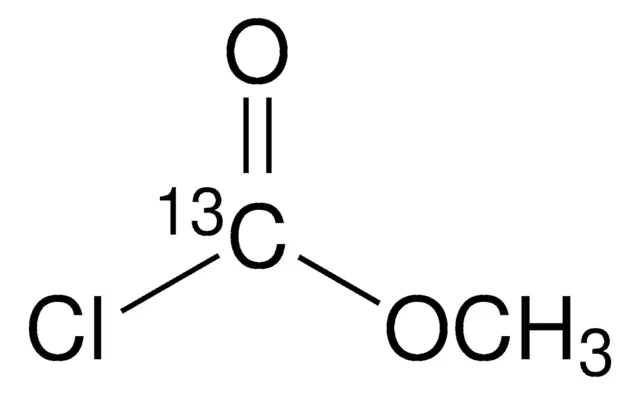 Methyl chloroformate structure, CAS 79-22-1