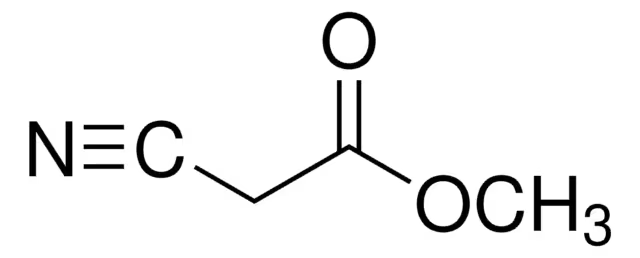 Methyl cyanoacetate structure, CAS 105-34-0