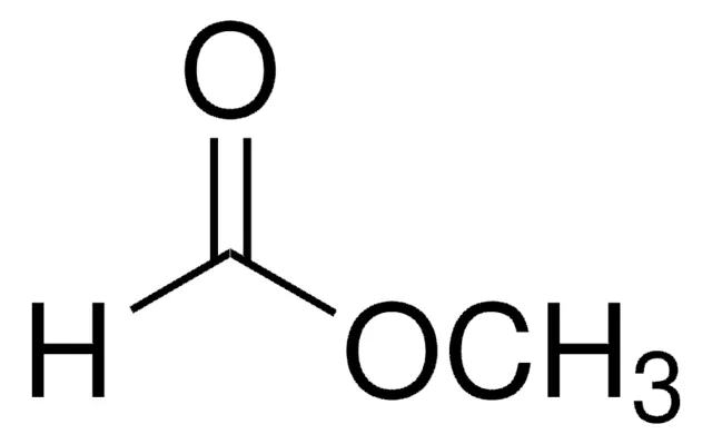Methyl formate structure, CAS 107-31-3
