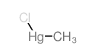 Methylmercury(II) chloride structure, CAS 115-09-3