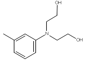 N,N-Di(hydroxyethyl)-m-toluidine structure, CAS 91-99-6
