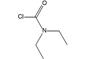 N,N-Diethylaminoformyl chloride structure, CAS 88-10-8