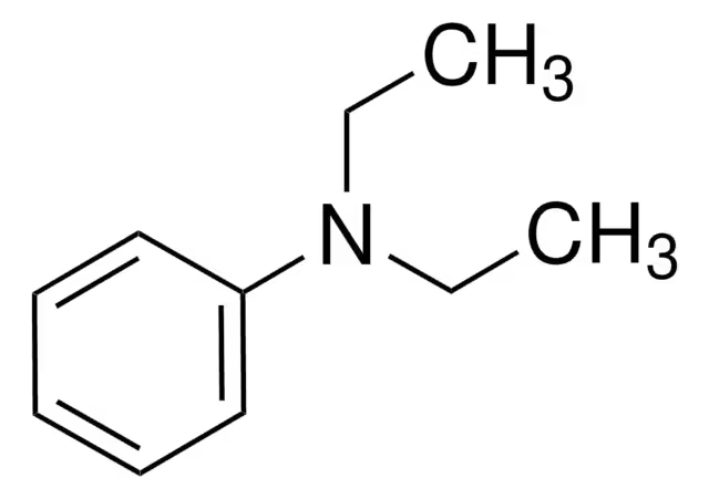 N,N-Diethylaniline structure, CAS 91-66-7