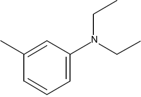 N,N-Diethyl-m-toluidine structure, CAS 91-67-8