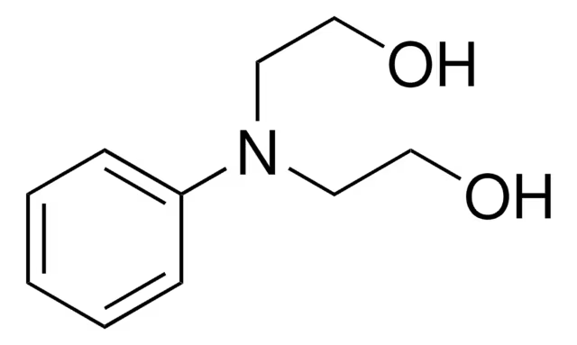 N,N-Dihydroxyethylaniline structure, CAS 120-07-0