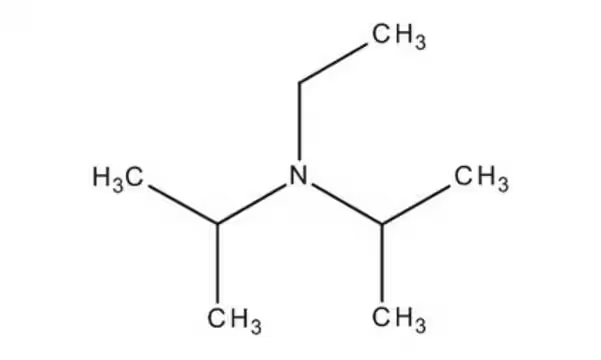 DIEA ETHYLDIISOPROPYLAMINE structure, CAS 7087-68-5