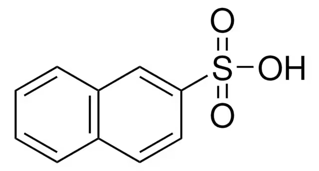 Naphthalene-2-sulfonic acid structure, CAS 120-18-3