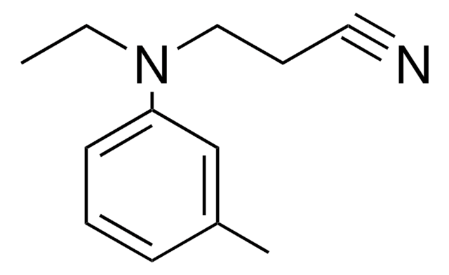 N-Ethyl-N-cyanoethyl-m-methylaniline structure, CAS 148-69-6