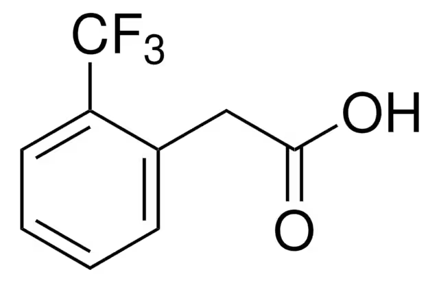 2-(Trifluoromethyl)phenylacetic acid structure, CAS 3038-48-0
