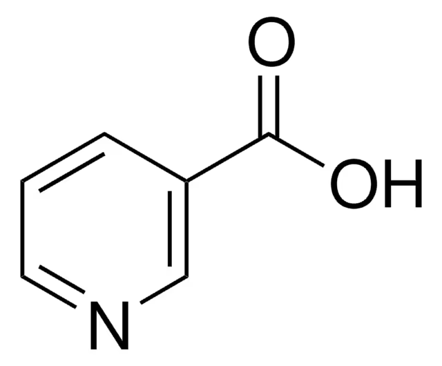 Nicotinic acid structure, CAS 59-67-6