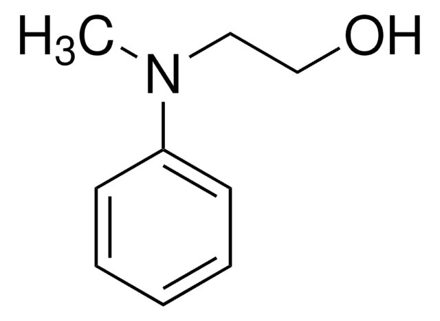 N-Methyl-N-hydroxyethylaniline structure, CAS 93-90-3