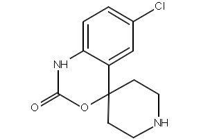6-CHLORO-1,2-DIHYDRO-2-OXOSPIRO[4H-3,1-BENZOXAZIN-4,4'-PIPERIDINE] structure, CAS 92926-63-1