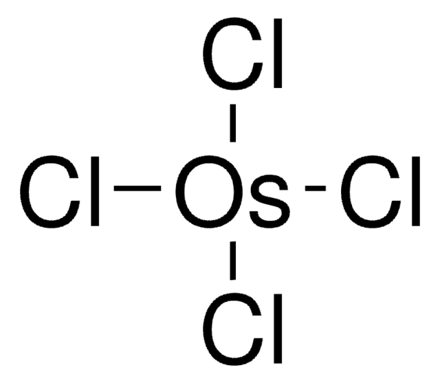Osmium tetrachloride structure, CAS 10026-01-4