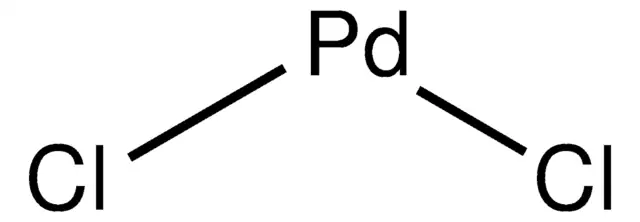 Palladium dichloride structure, CAS 7647-10-1