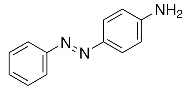 p-aminoazobenzene structure, CAS 60-09-3