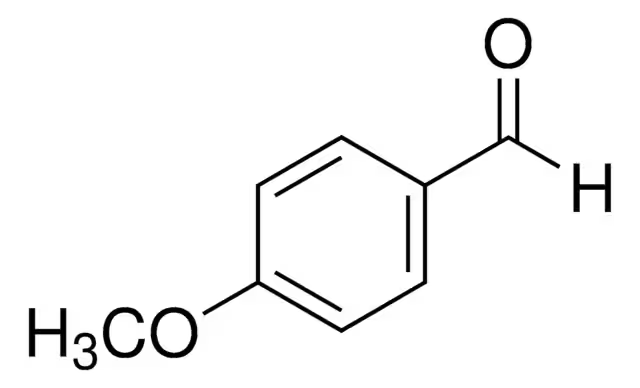 p-Anisaldehyde,p-Methoxybenzaldhyde; 4-Methoxybenzaldehyde structure, CAS 123-11-5