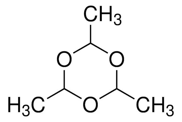 Paraldehyde structure, CAS 123-63-7