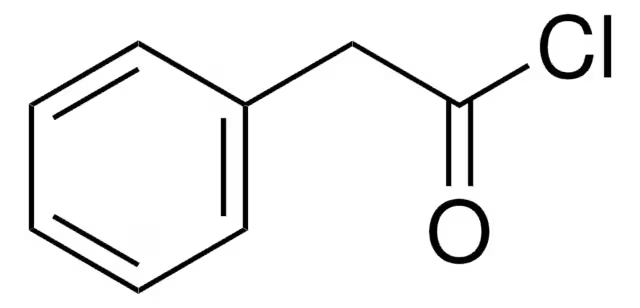 Phenylacetyl chloride structure, CAS 103-80-0
