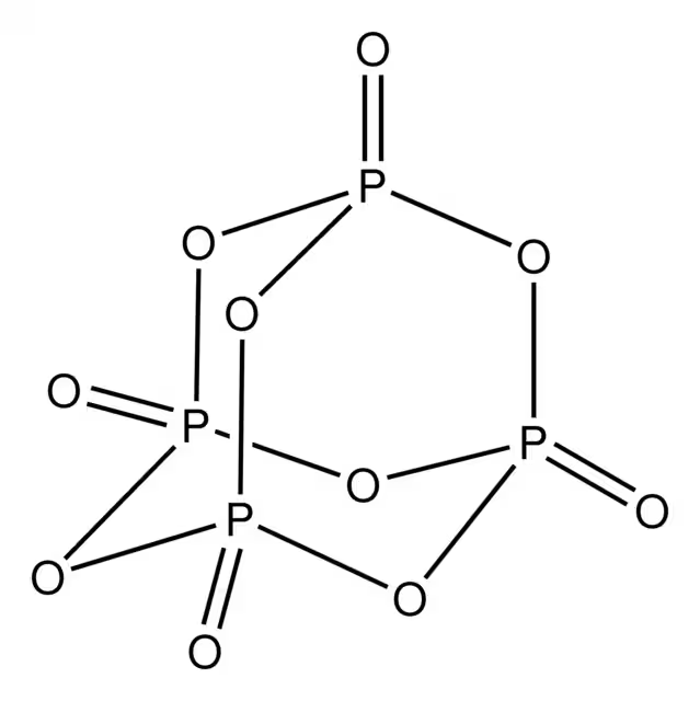 Phosphorus pentoxide structure, CAS 1314-56-3