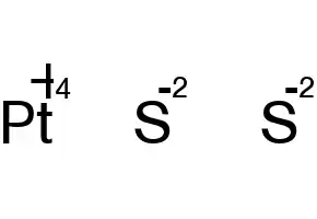 Platinum(IV) sulfide structure, CAS 12038-21-0