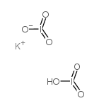 Potassium biiodate structure, CAS 13455-24-8