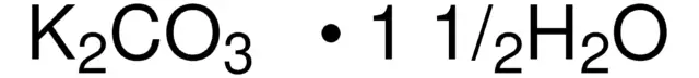 Potassium carbonate hydrate structure, CAS 6381-79-9