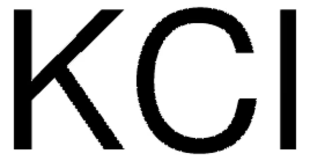 Potassium chloride structure, CAS 7447-40-7