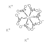 Potassium cobaltinitrile structure, CAS 13782-01-9