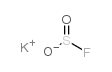 Potassium fluorosulfinate structure, CAS 14986-57-3