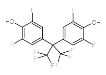 2,2-Bis(3,5-difluoro-4-hydroxyphenyl)hexafluoropropane structure, CAS 114611-30-2
