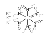 Potassium hexanitroiridate(â
¢) structure, CAS 38930-18-6