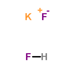 Potassium hydrogen difluoride structure, CAS 7789-29-9