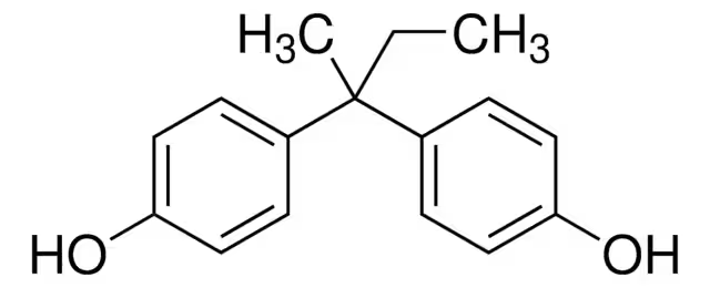 2,2-Bis(4-hydroxyphenyl)butane structure, CAS 77-40-7