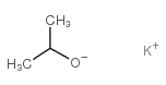 Potassium isopropoxide structure, CAS 6831-82-9