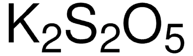 Potassium metabisulfite structure, CAS 16731-55-8