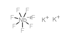 Potassium niobate heptafluoride structure, CAS 16924-03-1
