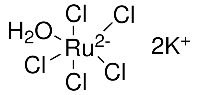 Potassium pentachlororuthenate(III) hydrate structure, CAS 14404-33-2