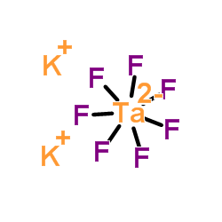 Potassium tantalum fluoride structure, CAS 16924-00-8
