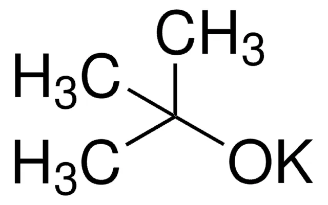 Potassium tert-butoxide structure, CAS 865-47-4