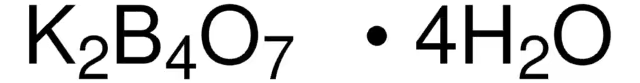 Potassium tetraborate tetrahydrate structure, CAS 12045-78-2