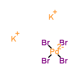 Potassium tetrabromopalladate(â
¡) structure, CAS 13826-93-2