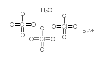 Praseodymium perchlorate hydrate structure, CAS 51411-03-1