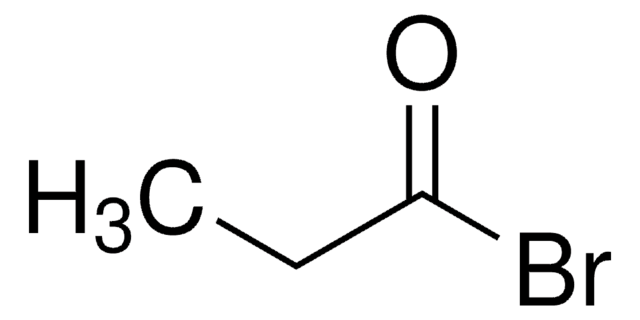 Propionyl bromide structure, CAS 598-22-1