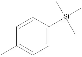 p-Tolyltrimethylsilane structure, CAS 3728-43-6