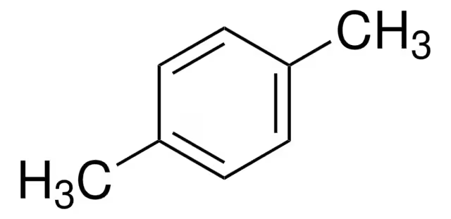 p-Xylene structure, CAS 106-42-3